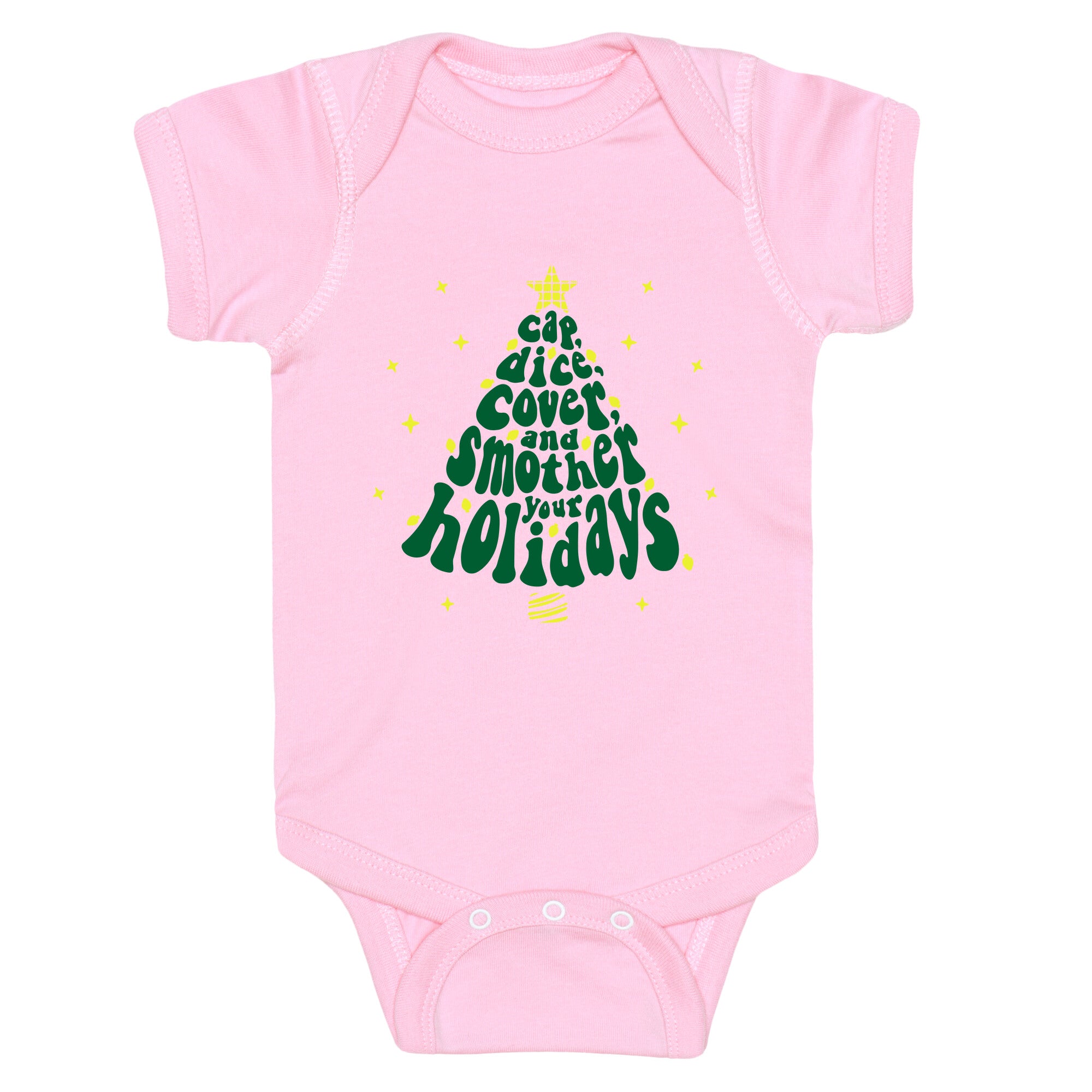 Waffle House Christmas Baby One-Piece